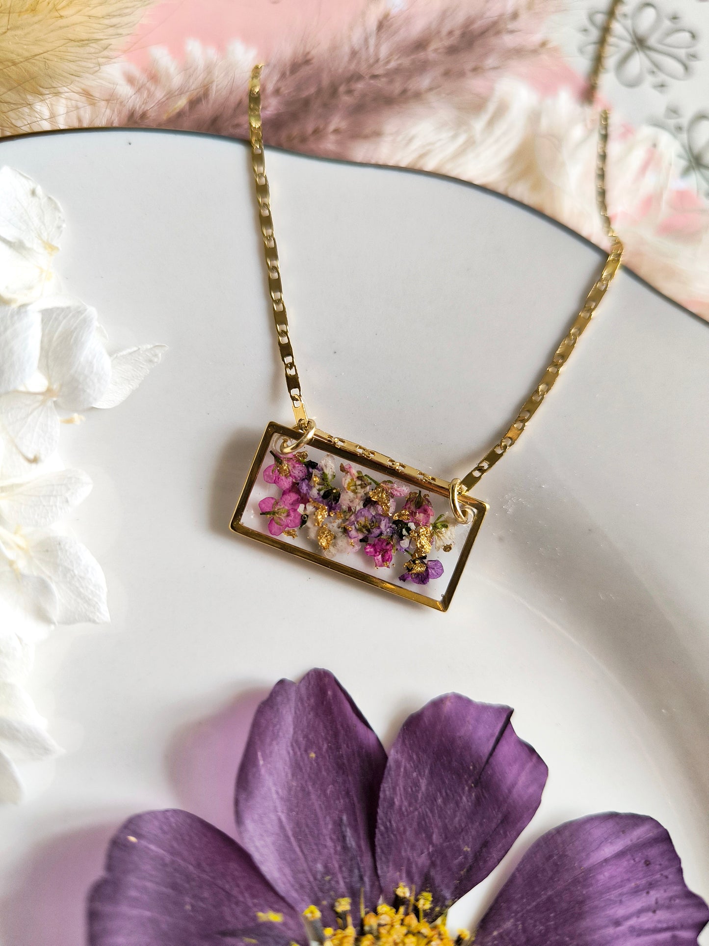 Collier médaillon talisman : Alysse