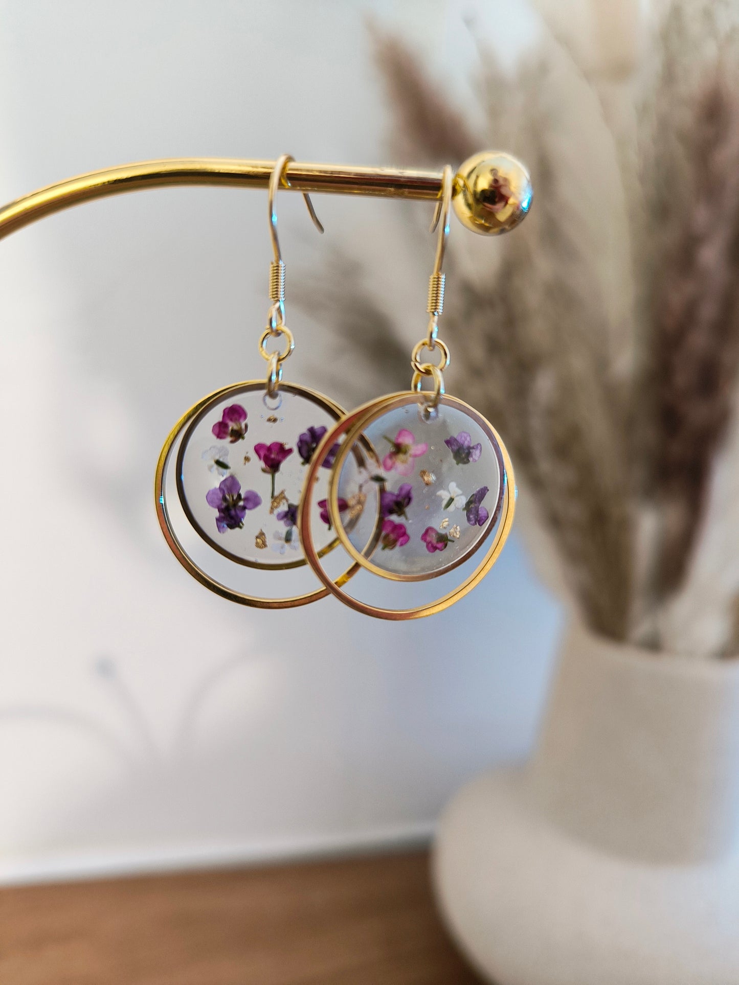 Boucles d'oreilles : La ronde d'Alysse