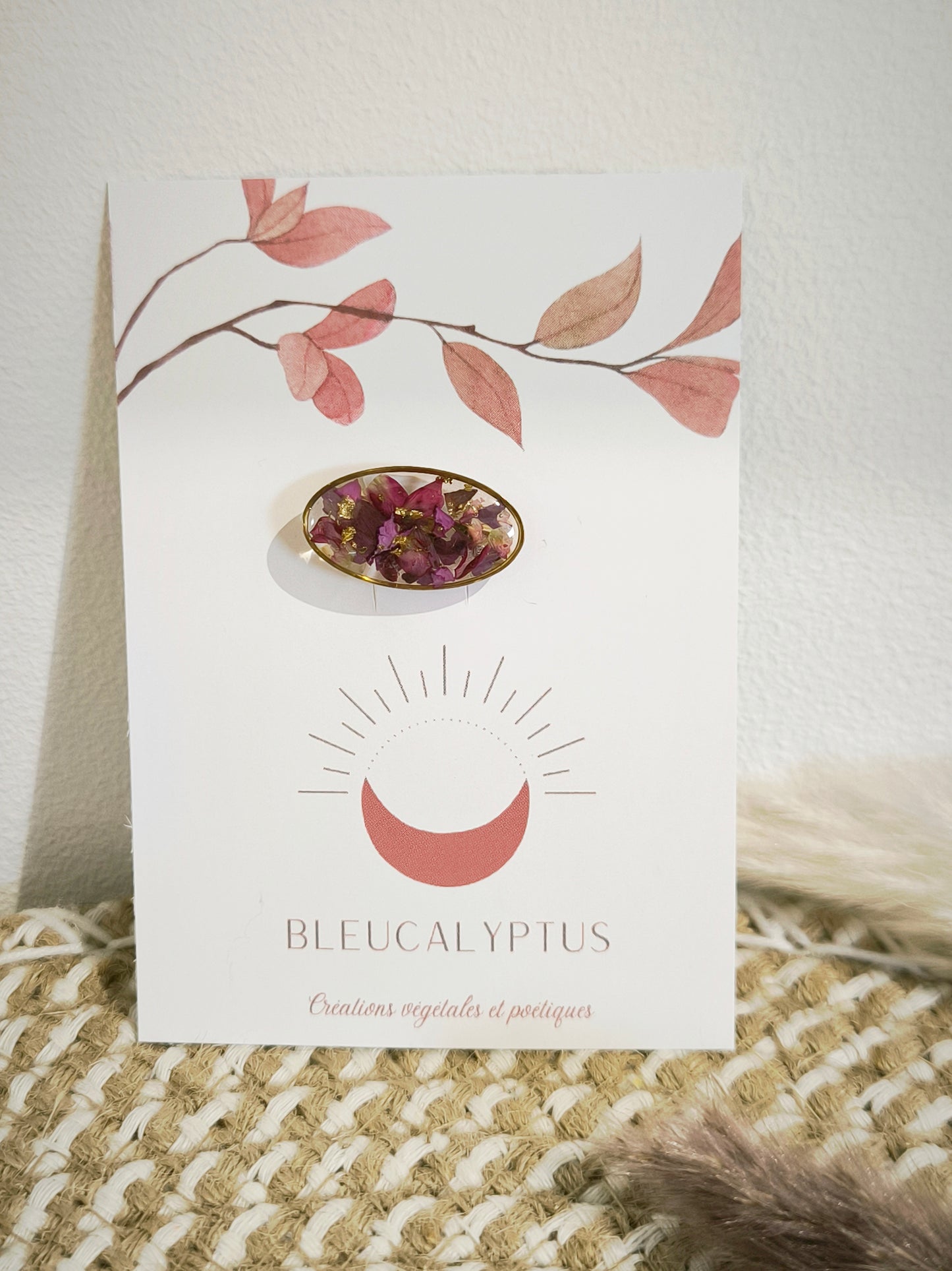 Broche florale -Ecrin botanique