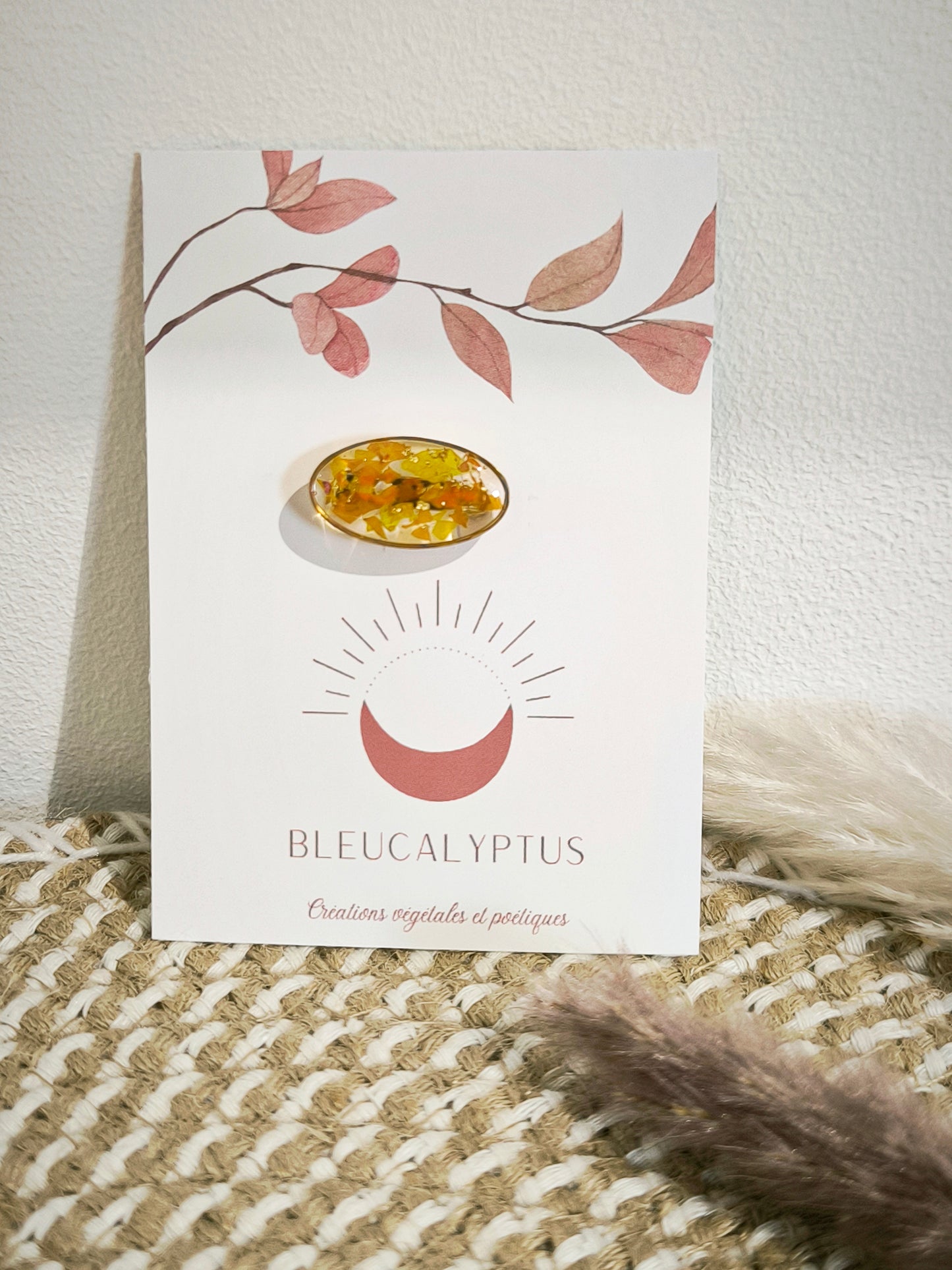 Broche florale -Ecrin botanique