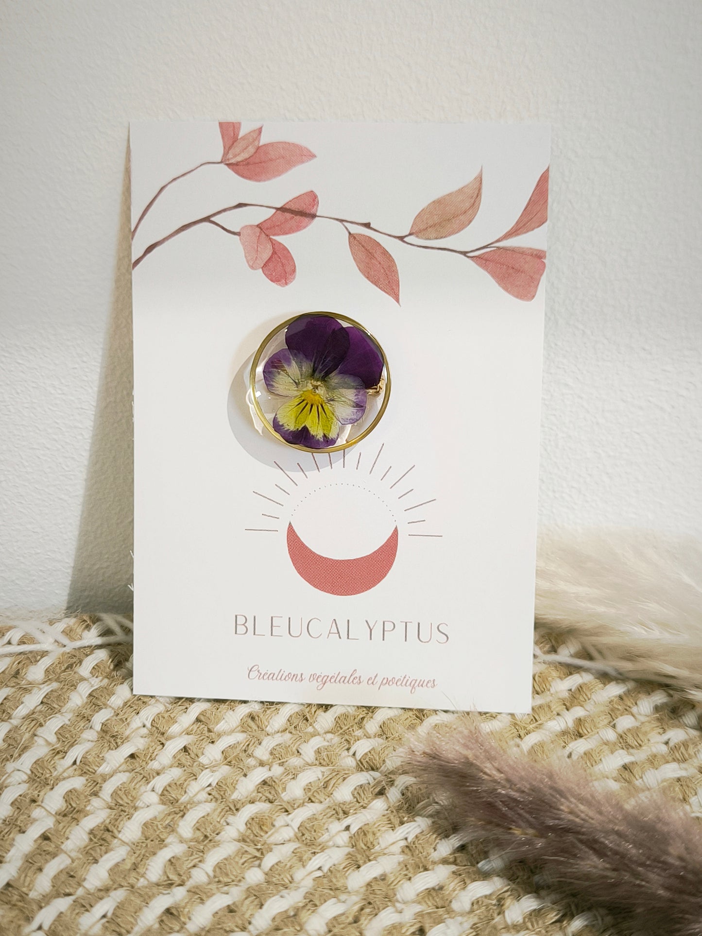 Broche florale -Ecrin botanique