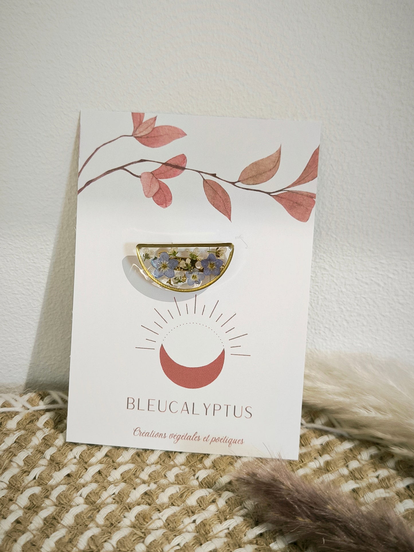 Broche florale -Ecrin botanique