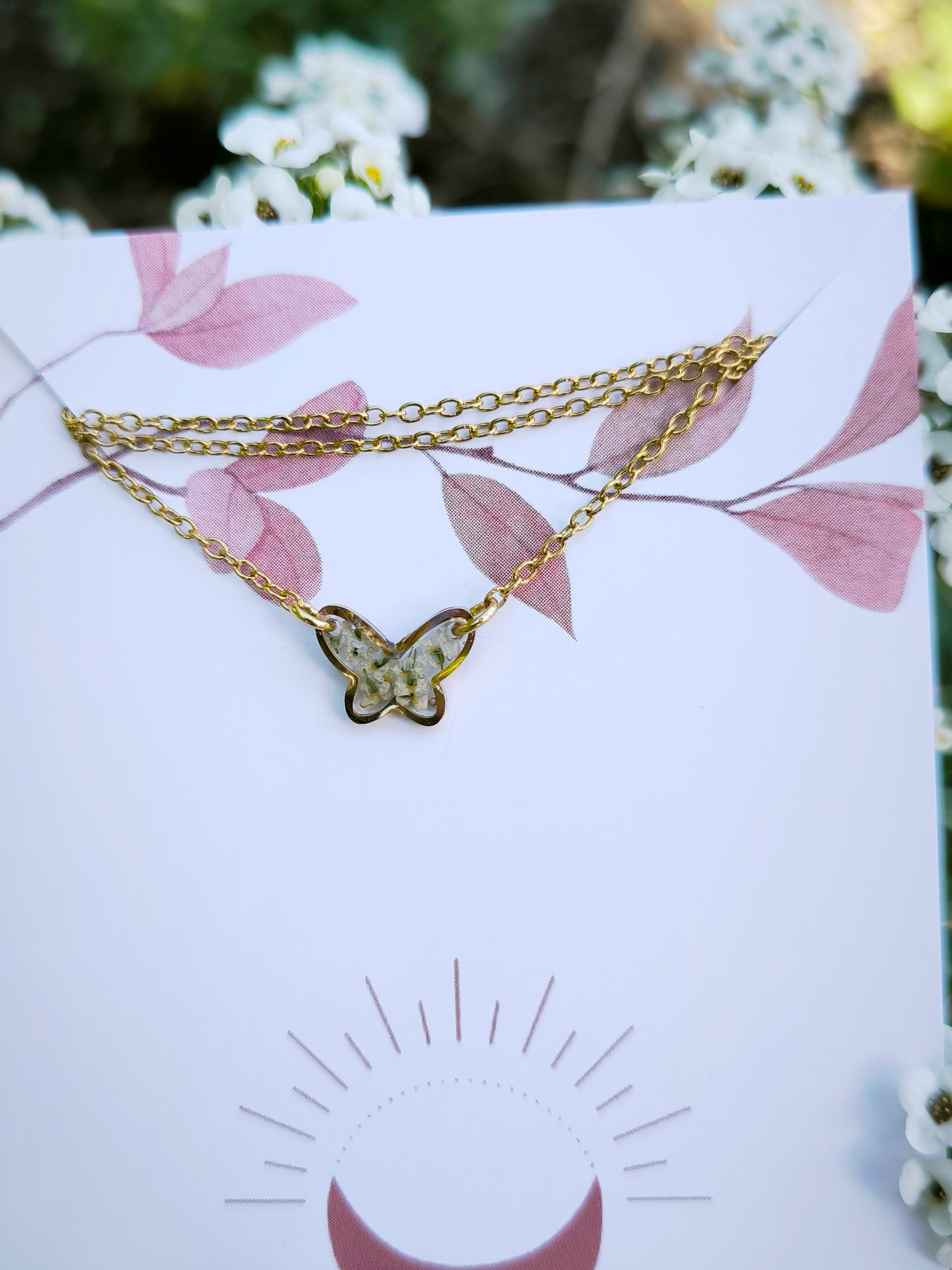 Collier bohème : Papillon d'alysse