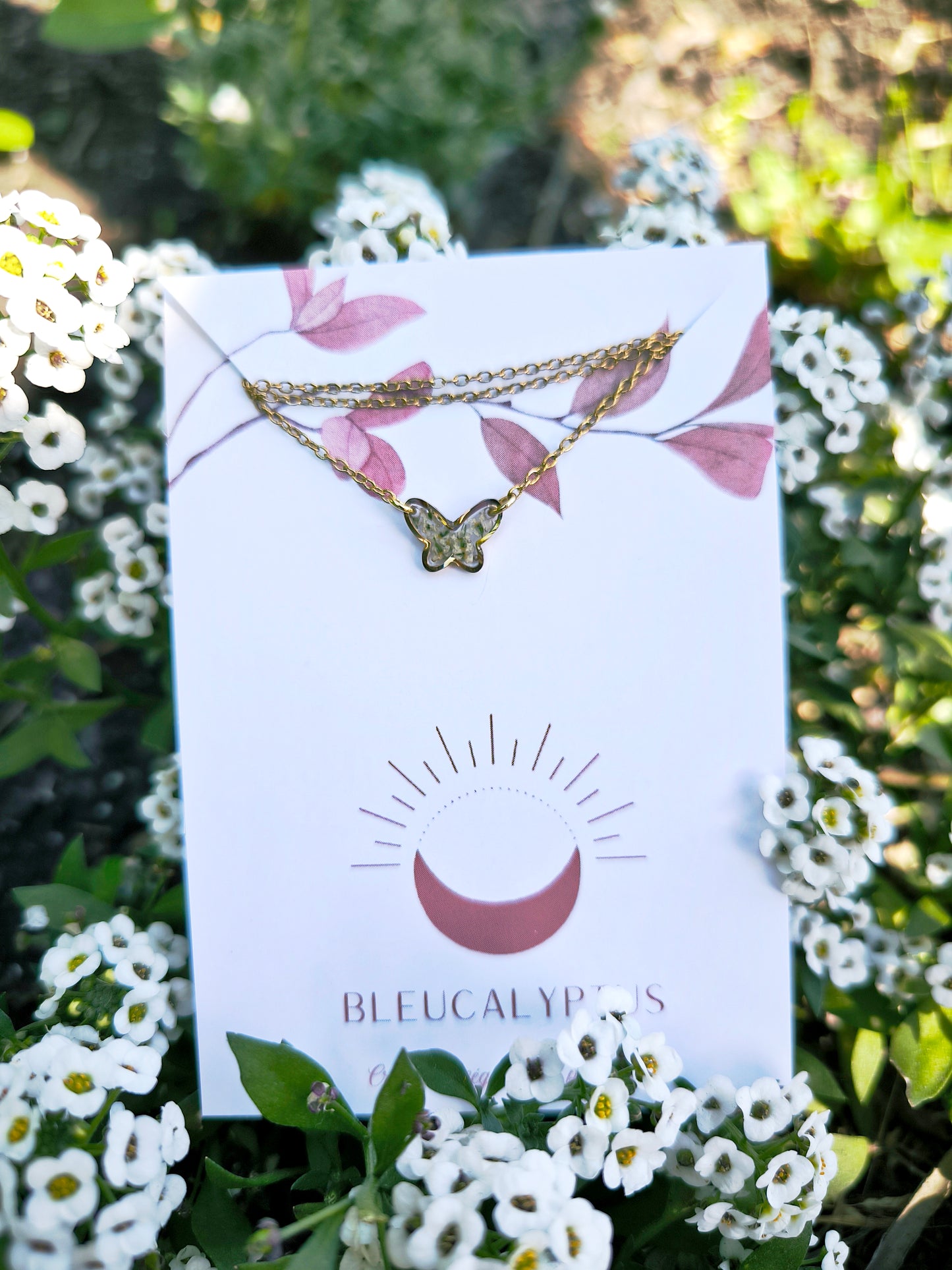 Collier bohème : Papillon d'alysse