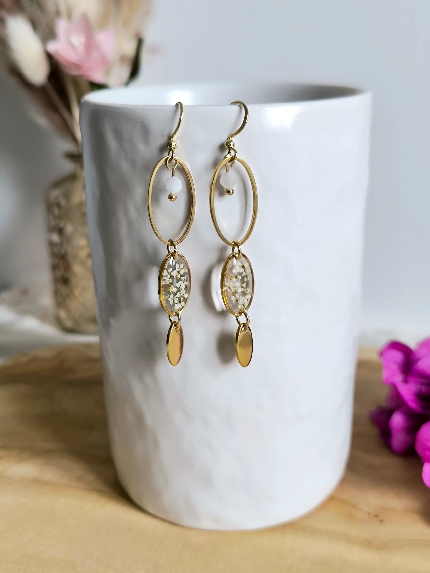Boucles d'oreilles rondes : Pureté