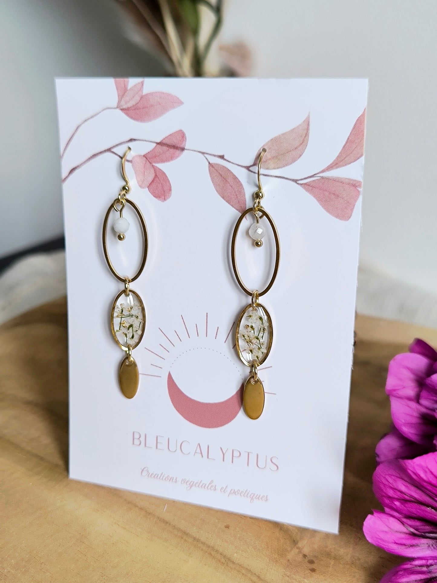 Boucles d'oreilles rondes : Pureté