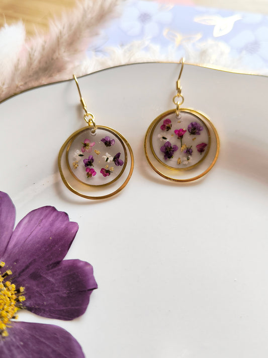 Boucles d'oreilles : La ronde d'Alysse