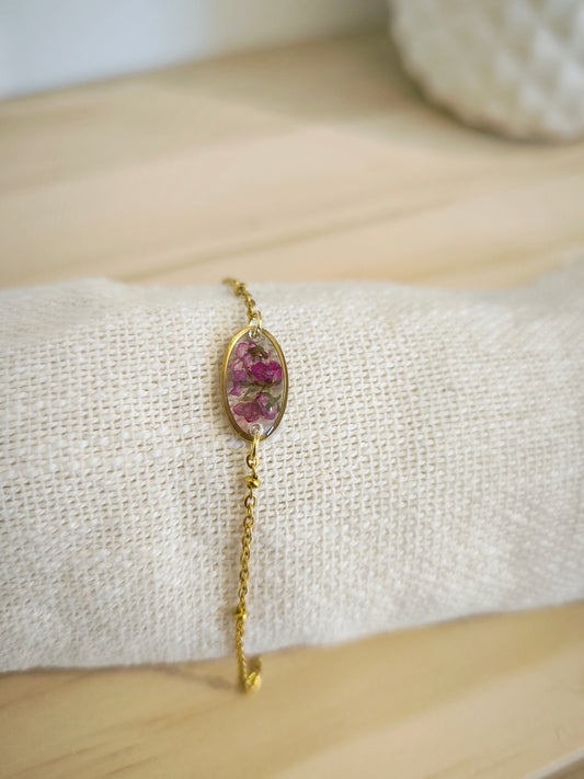 Bracelet  Mini médaillon ovale  : Alysse