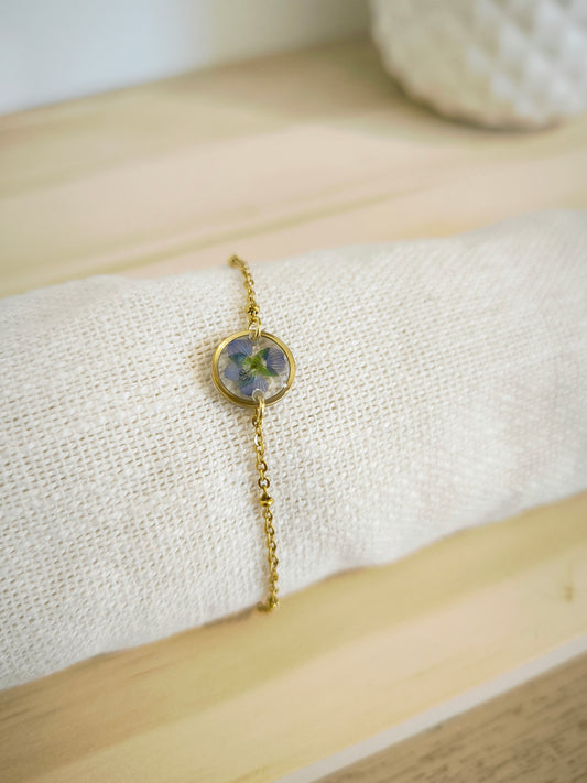 Bracelet  Mini médaillon rond : Véronique de Perse