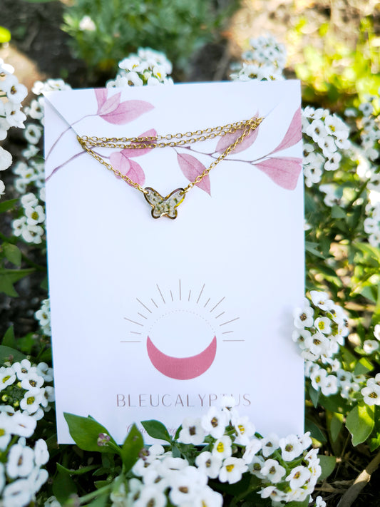 Collier bohème : Papillon d'alysse