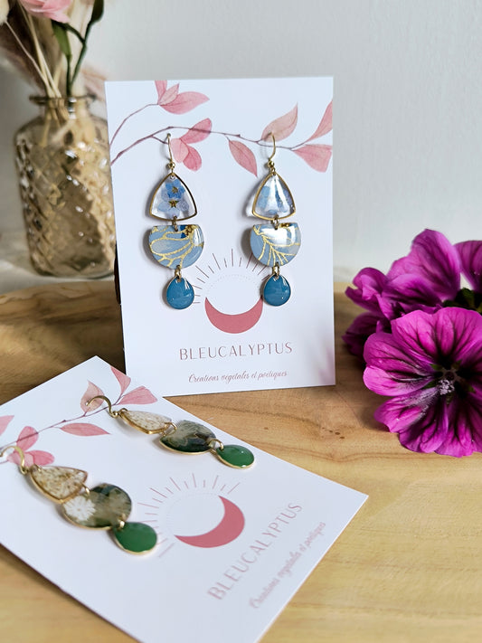 Boucles d'oreilles florales : Orée des rêves