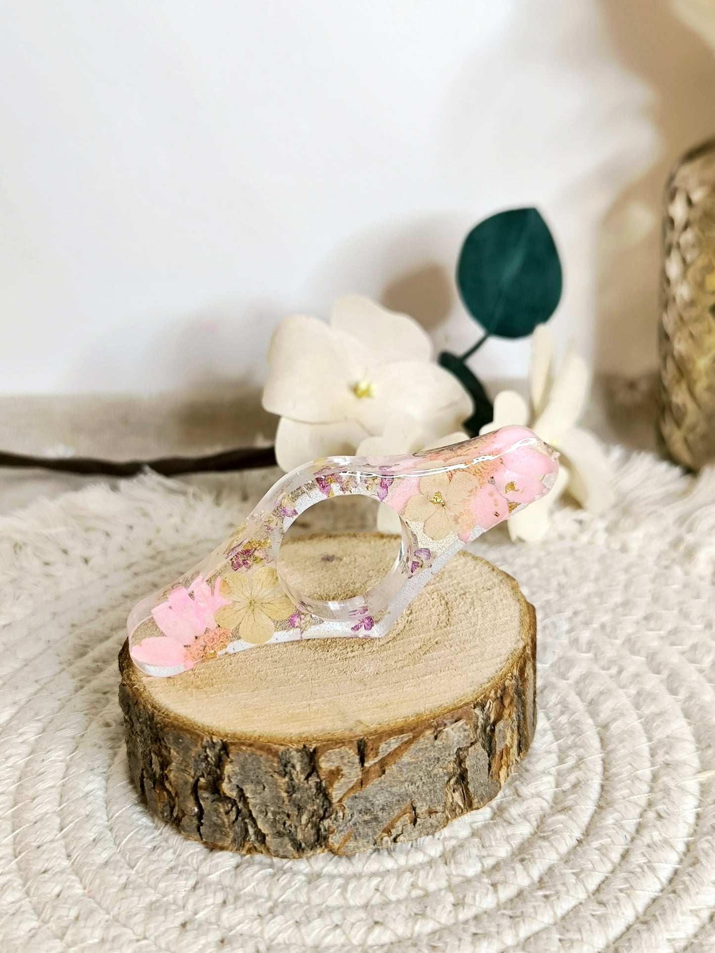 Bague de lecture florale / divers coloris