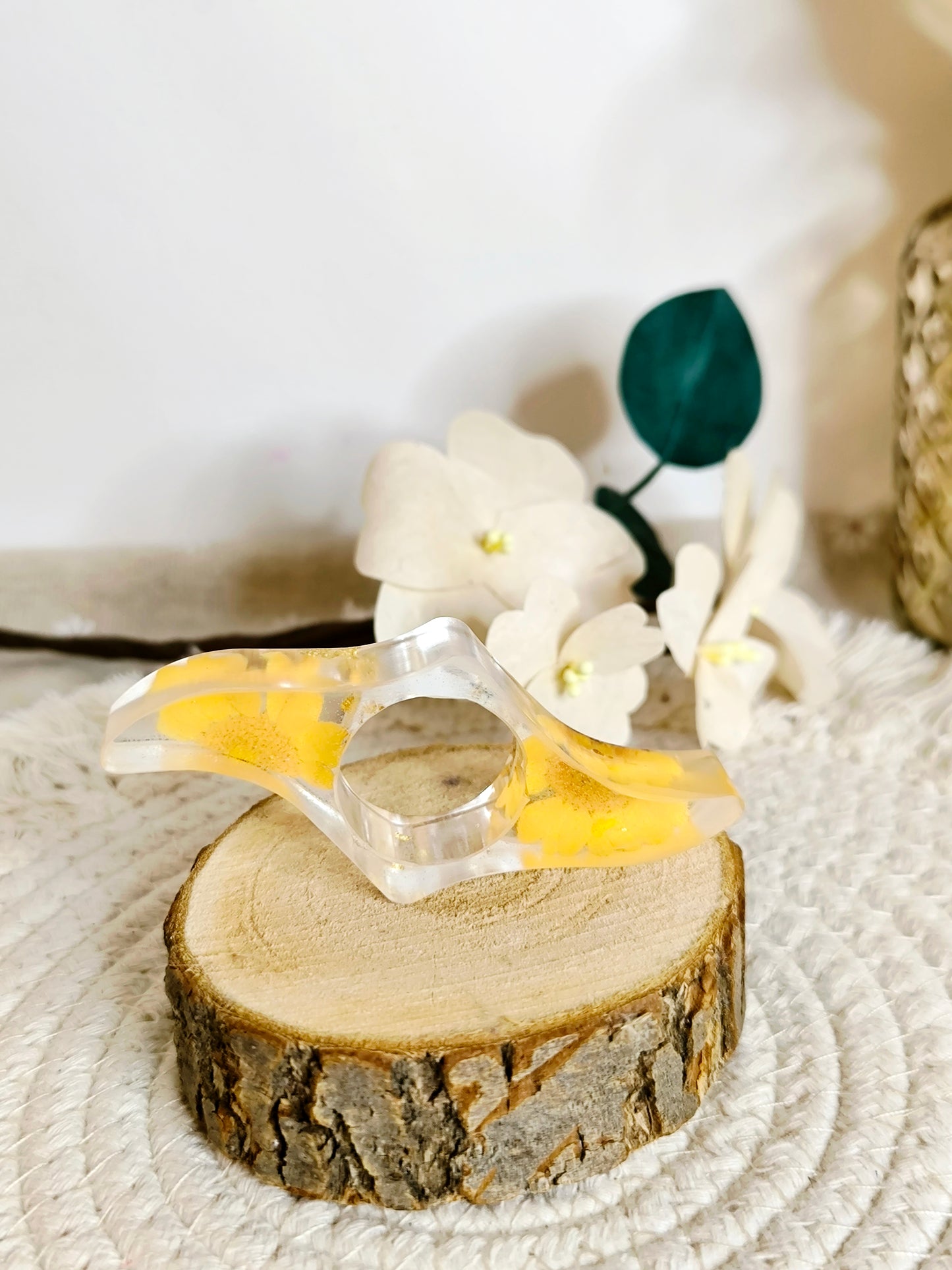 Bague de lecture florale / divers coloris