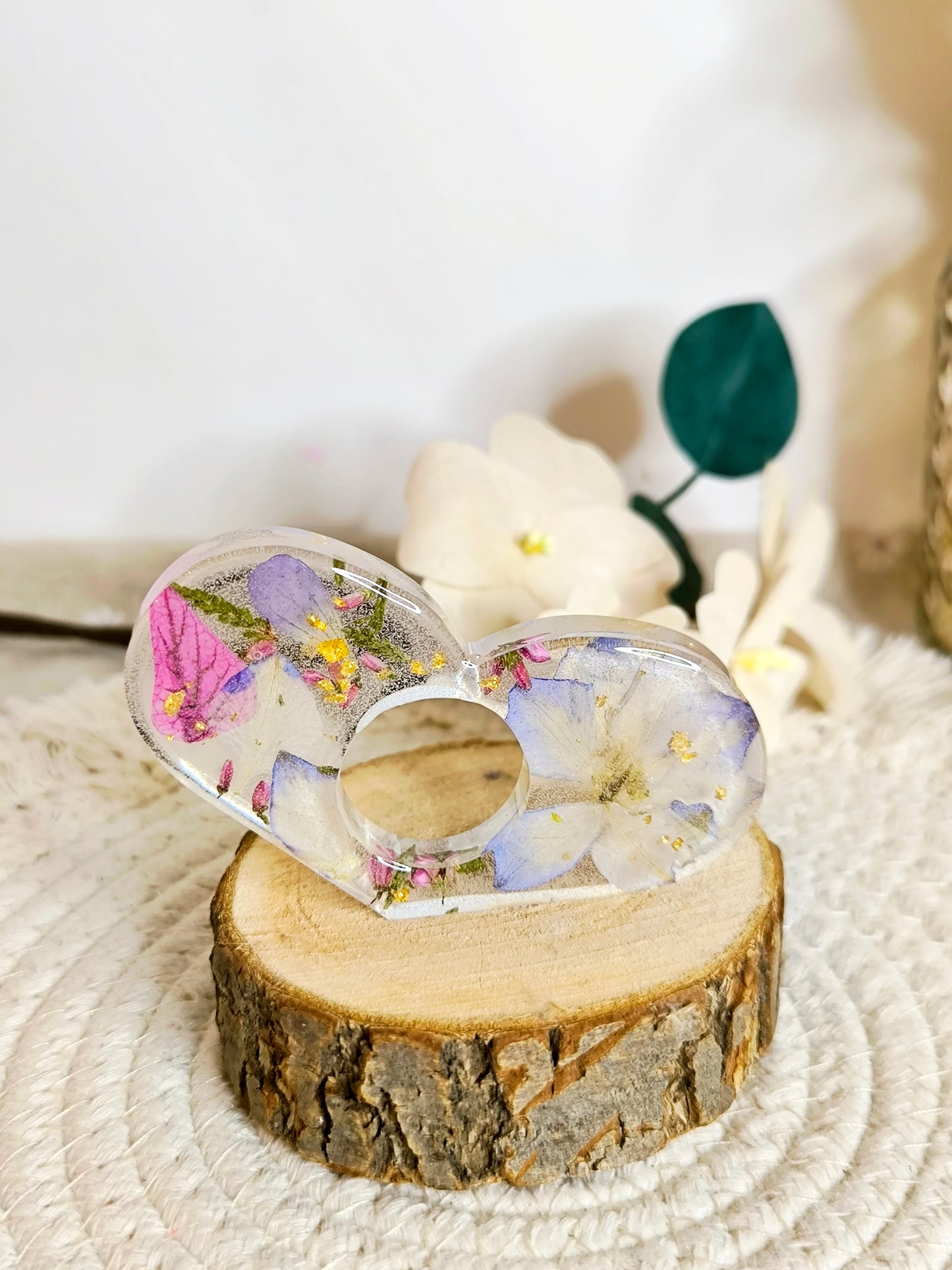 Bague de lecture florale / divers coloris