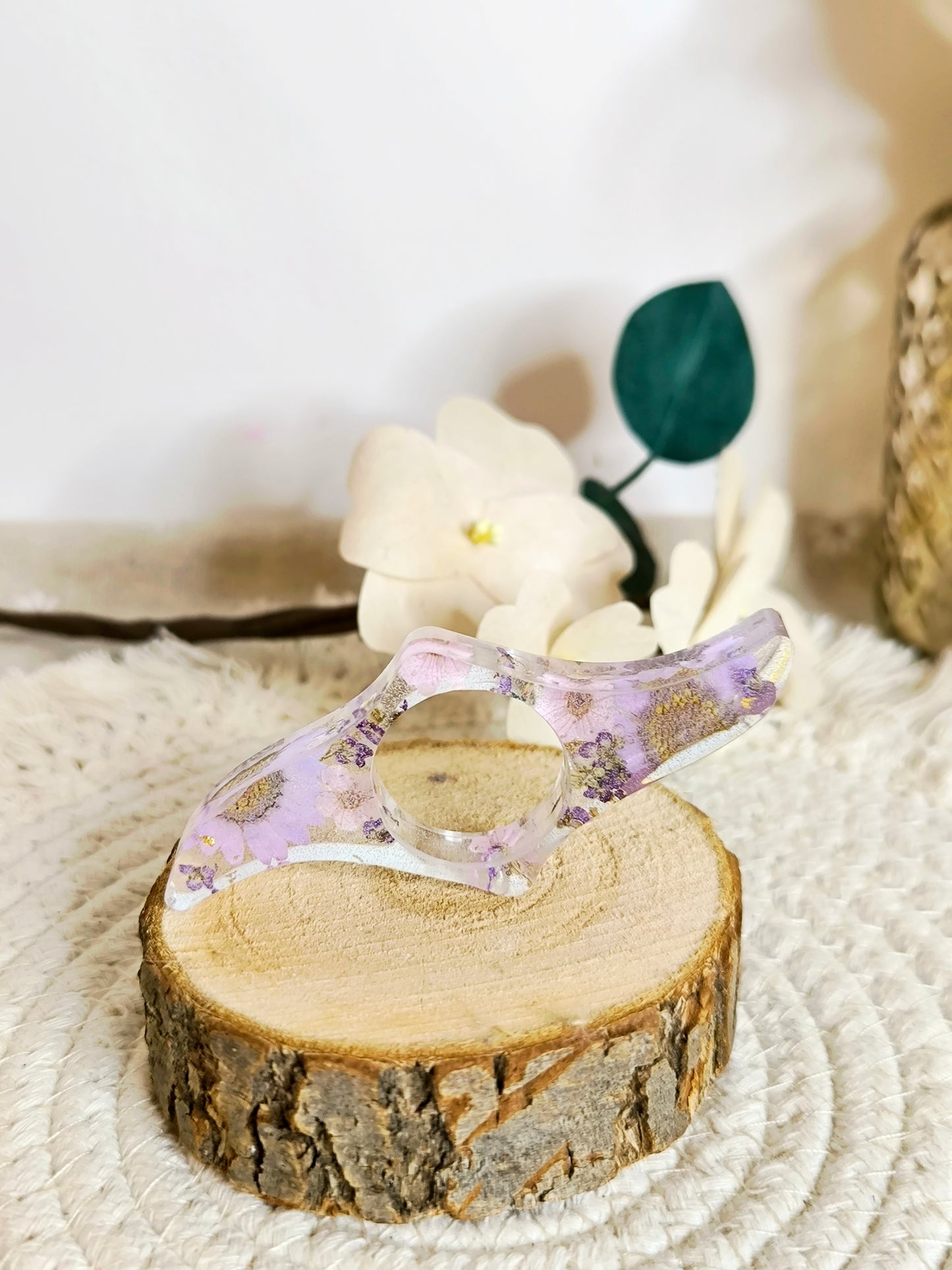 Bague de lecture florale / divers coloris