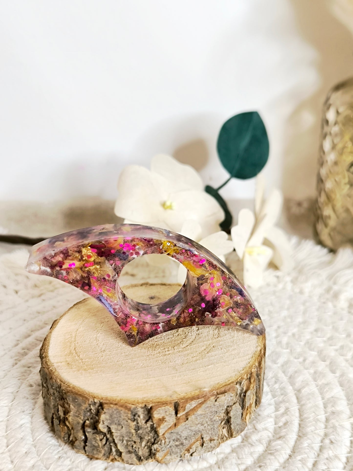 Bague de lecture florale / divers coloris