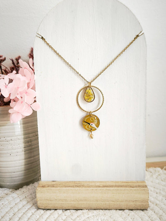 Collier long Tsuru no Hikari – Lumière de la Grue