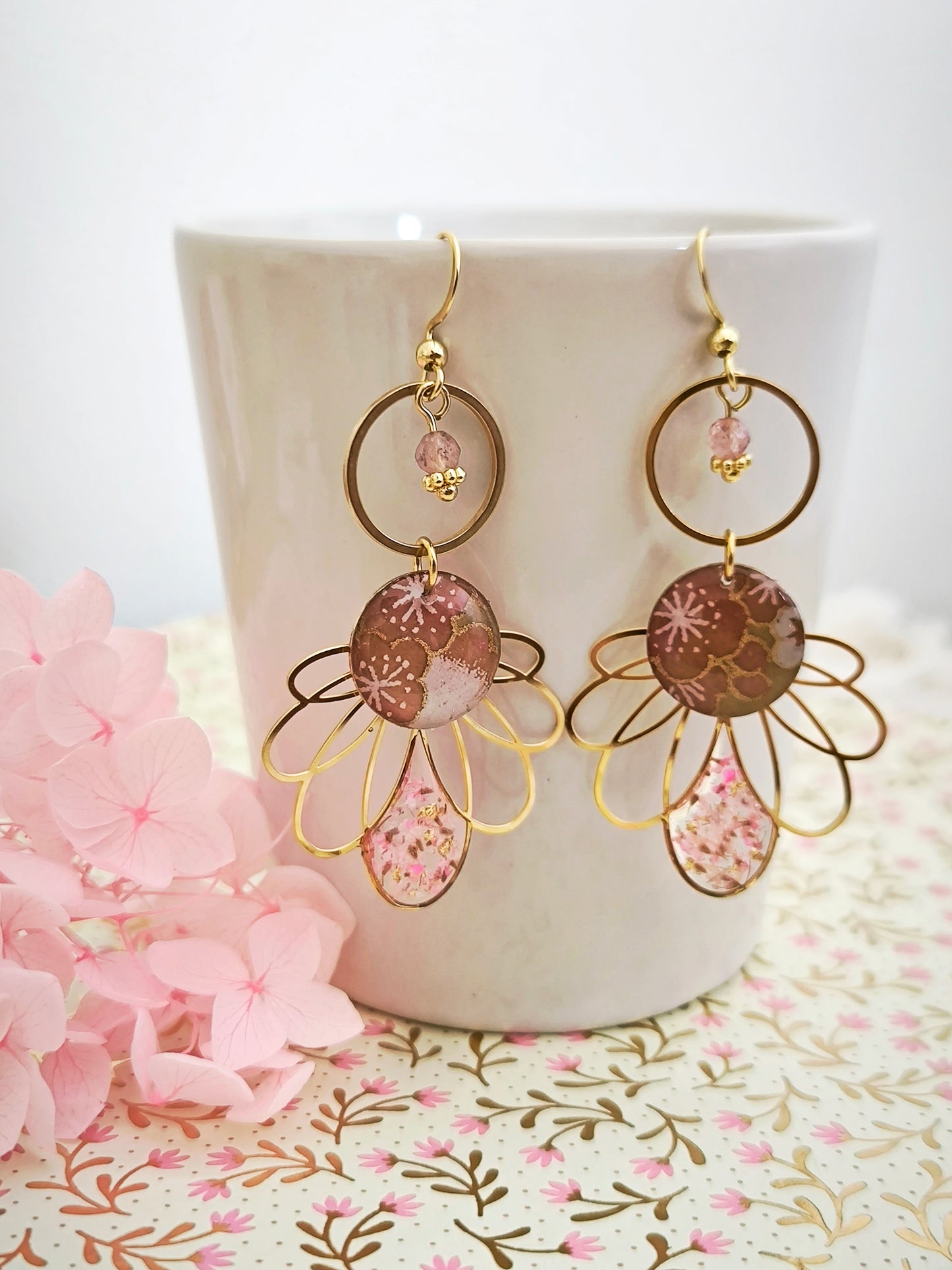 Boucles d'oreilles Sakura no Shirabe – Mélodie des cerisiers