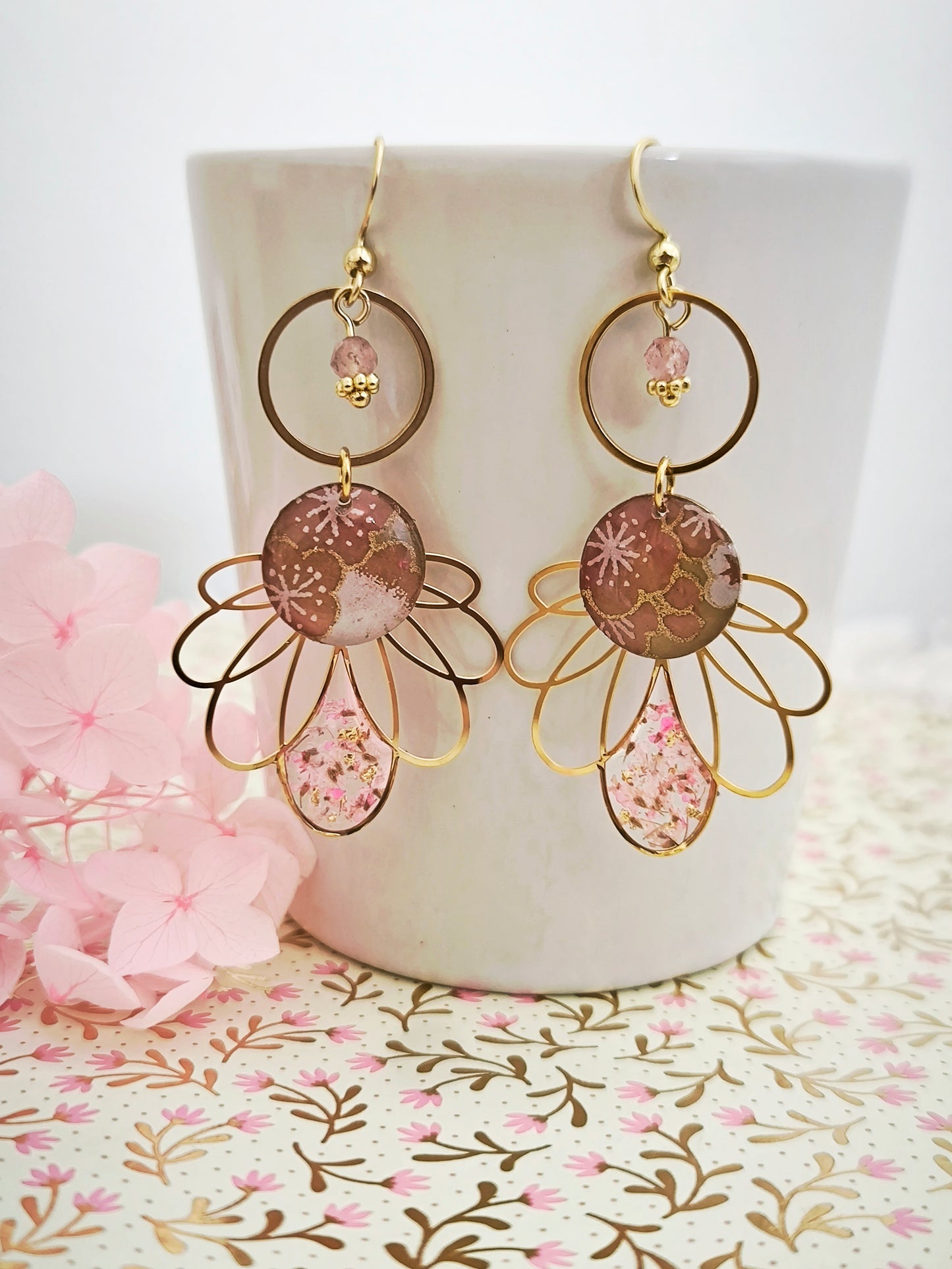 Boucles d'oreilles Sakura no Shirabe – Mélodie des cerisiers