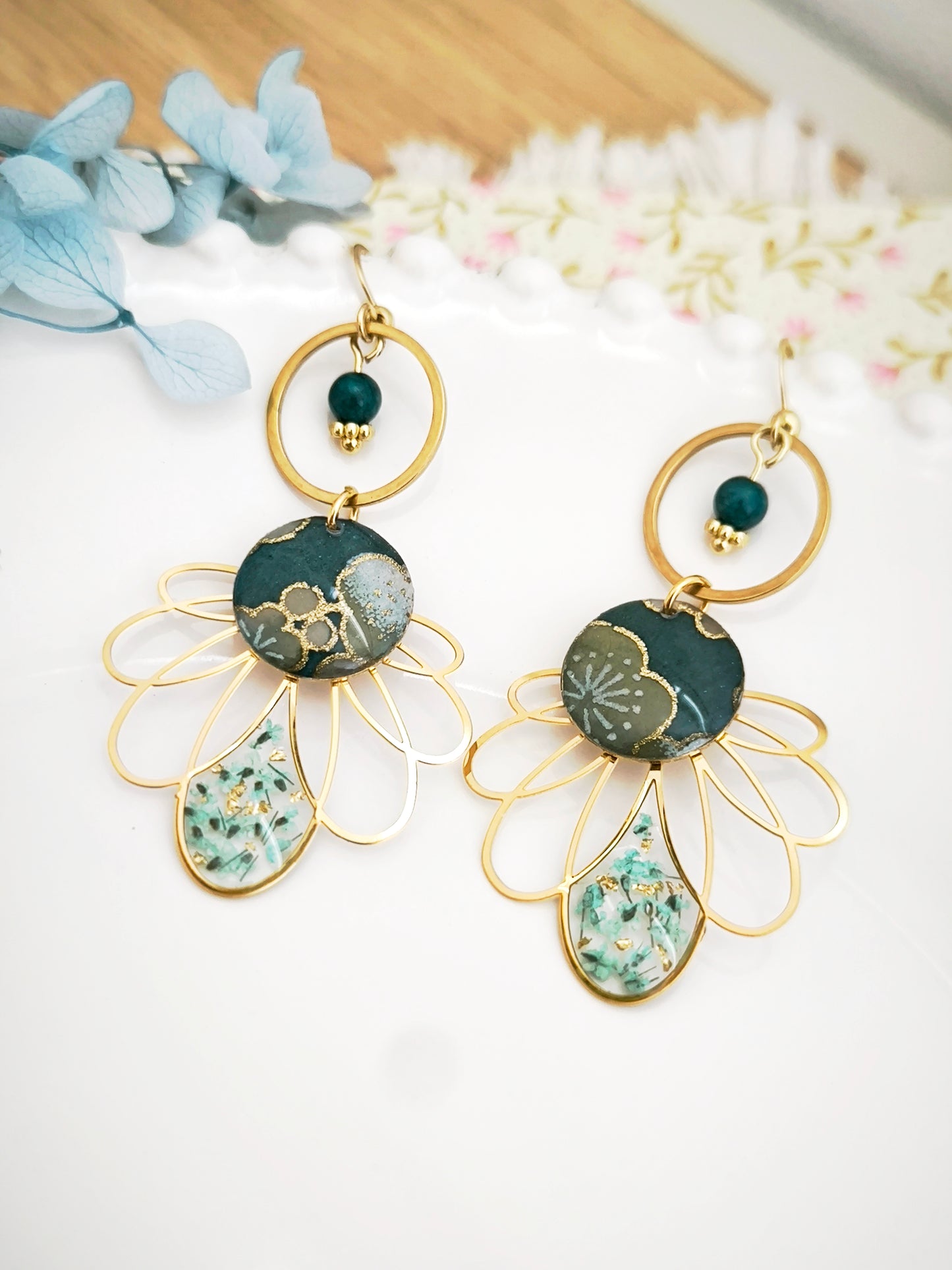 Boucles d'oreilles Hana no Yume – Fleur de rêve