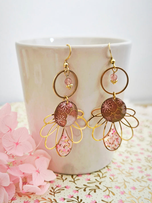 Boucles d'oreilles Sakura no Shirabe – Mélodie des cerisiers