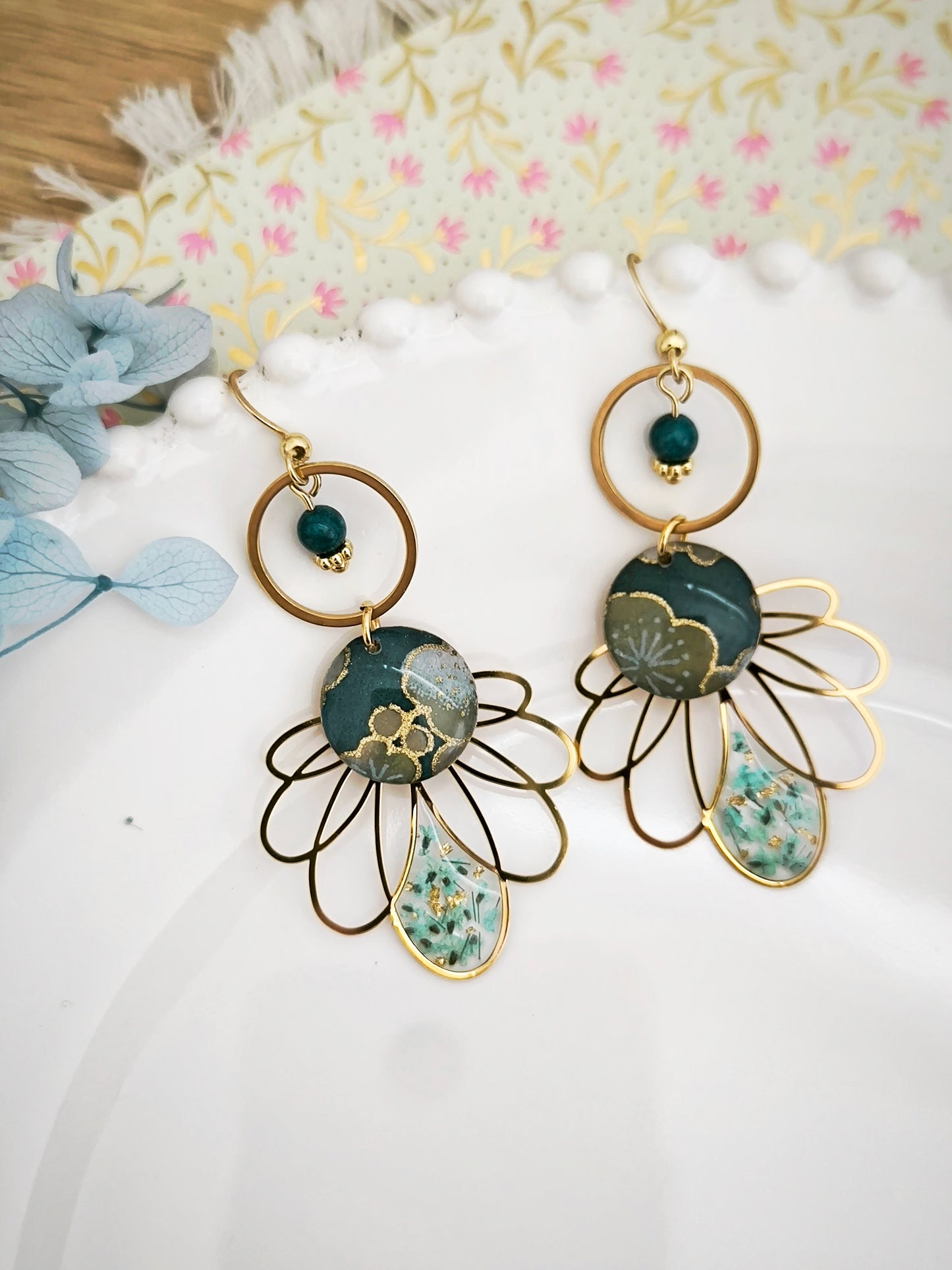 Boucles d'oreilles Hana no Yume – Fleur de rêve