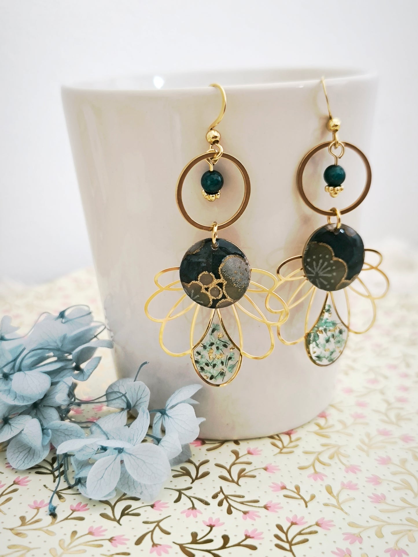 Boucles d'oreilles Hana no Yume – Fleur de rêve