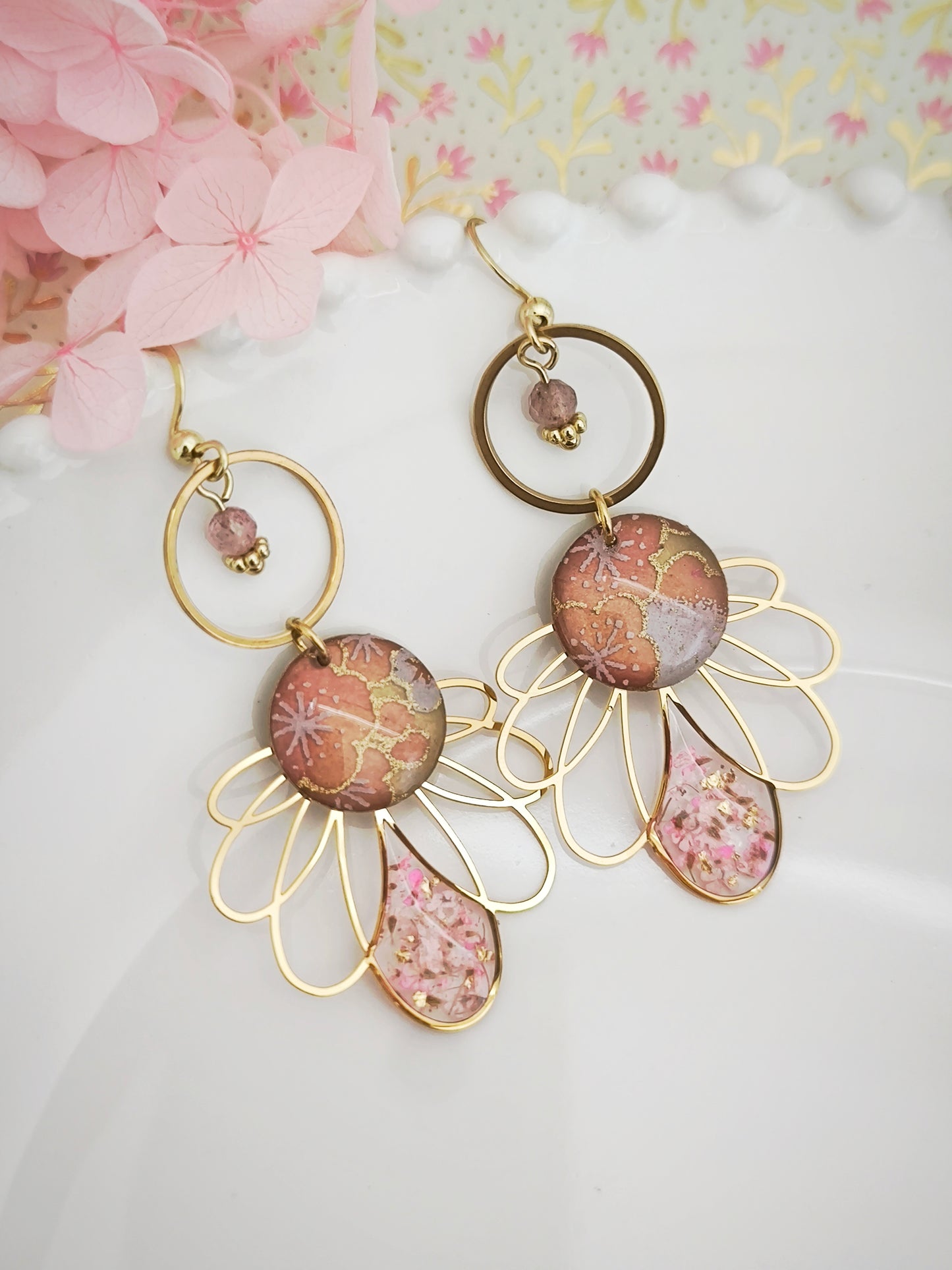 Boucles d'oreilles Sakura no Shirabe – Mélodie des cerisiers